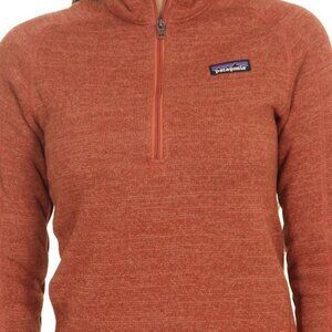 NWT Patagonia Women's Better Sweater 1/4-Zip Fleece- Burl Red